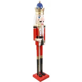 Sunnydaze Balthazar the Protector Indoor Nutcracker Statue - 48"