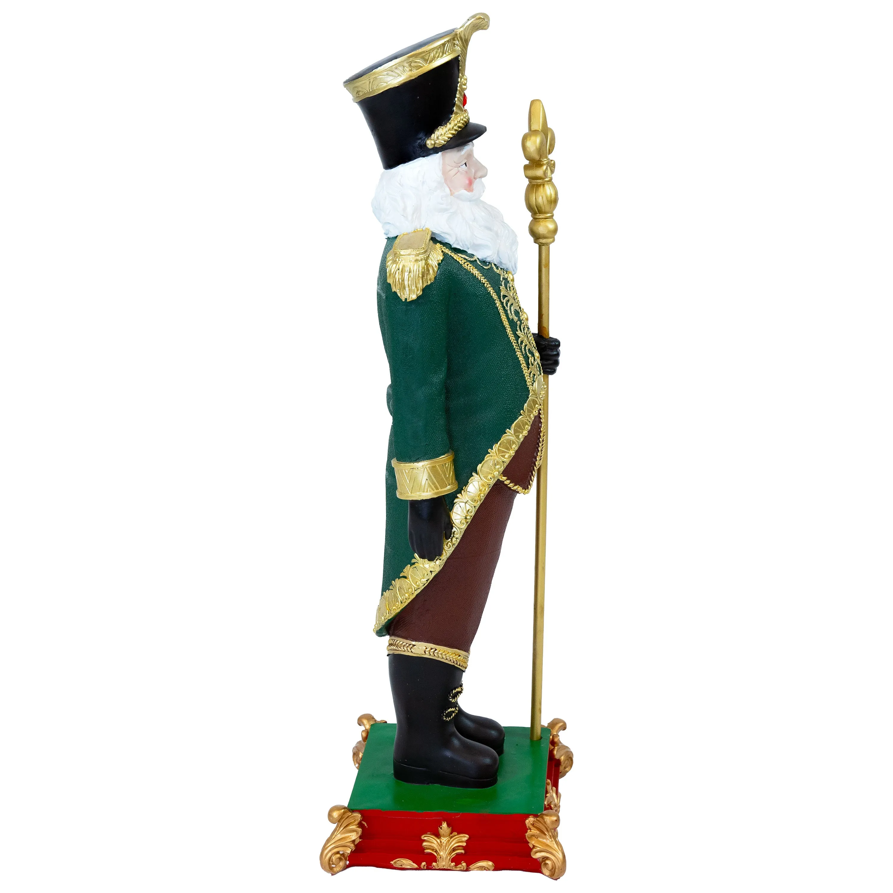 Sunnydaze Guardian of the North Santa Claus Statue - 37" H