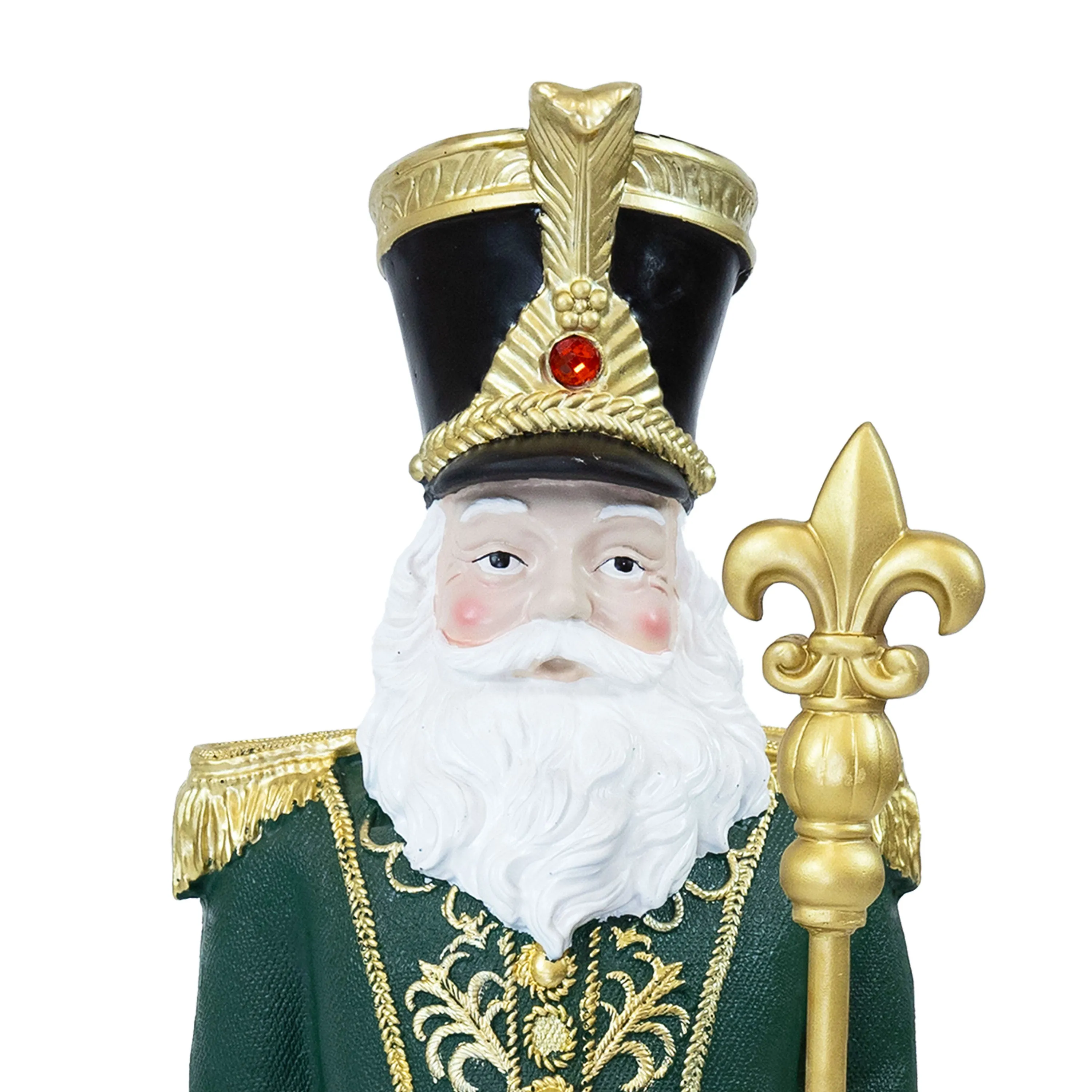 Sunnydaze Guardian of the North Santa Claus Statue - 37" H