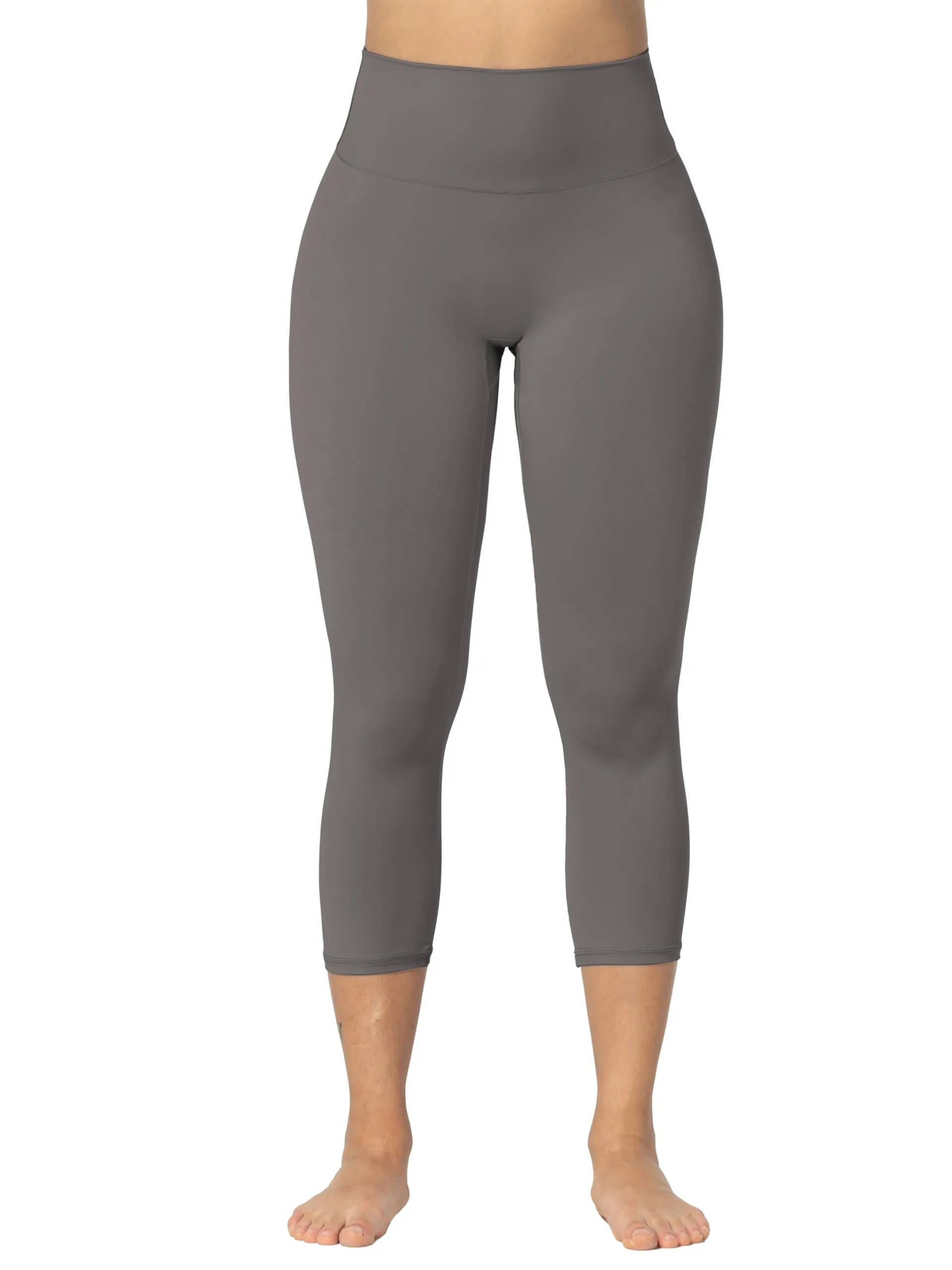 Sunzel Sunzfly Capri Leggings with Invisible Butt Scrunch, High Waisted Soft Cropped Workout Gym Yoga Pants with Tummy Control