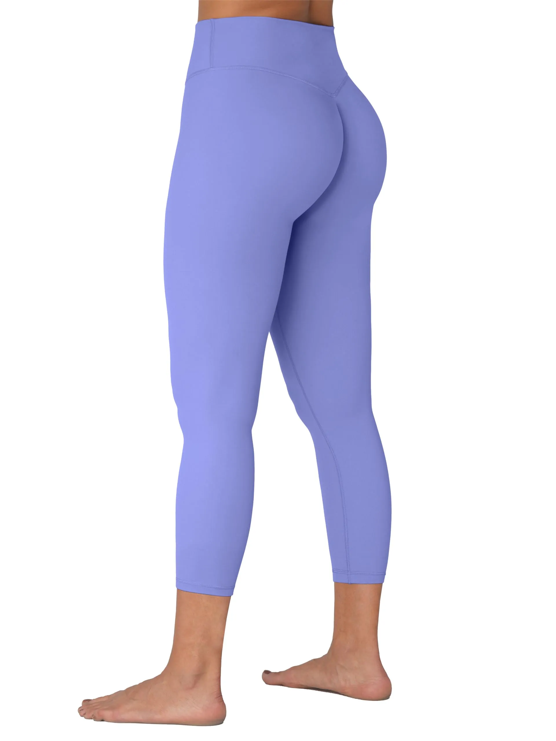 Sunzel Sunzfly Capri Leggings with Invisible Butt Scrunch, High Waisted Soft Cropped Workout Gym Yoga Pants with Tummy Control