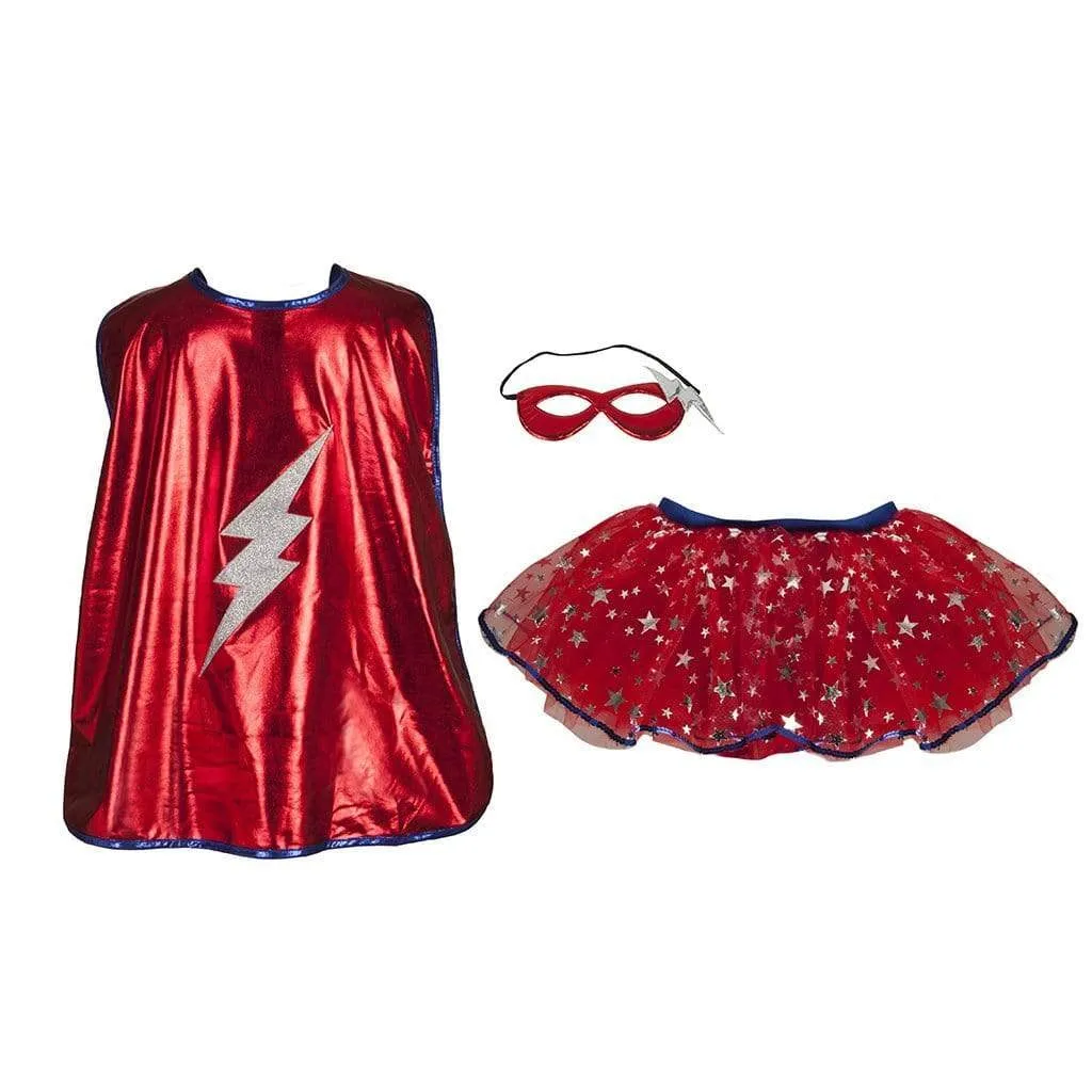 Superhero Tutu Cape & Mask Set