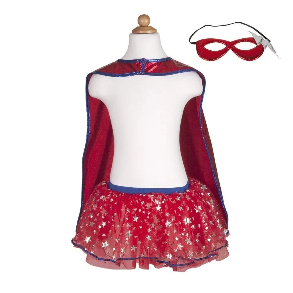 Superhero Tutu Cape & Mask Set