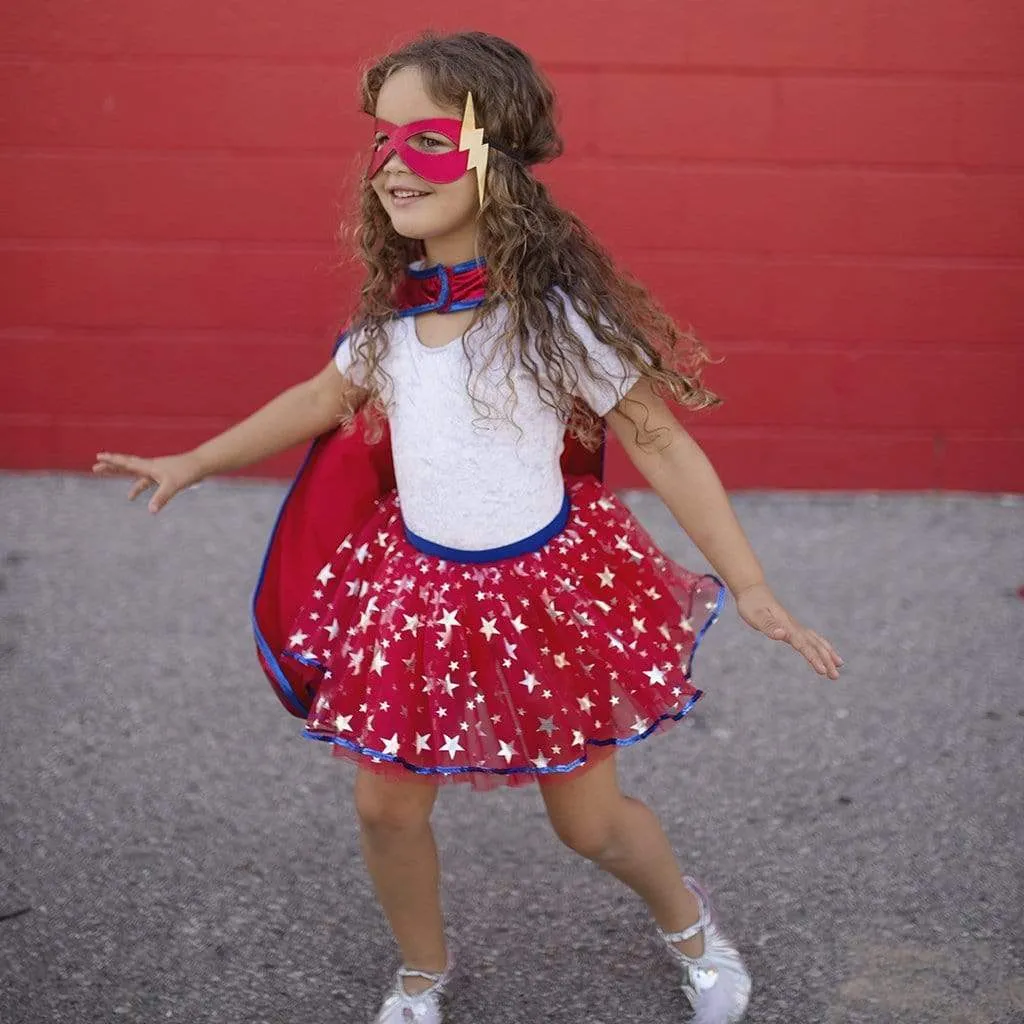 Superhero Tutu Cape & Mask Set