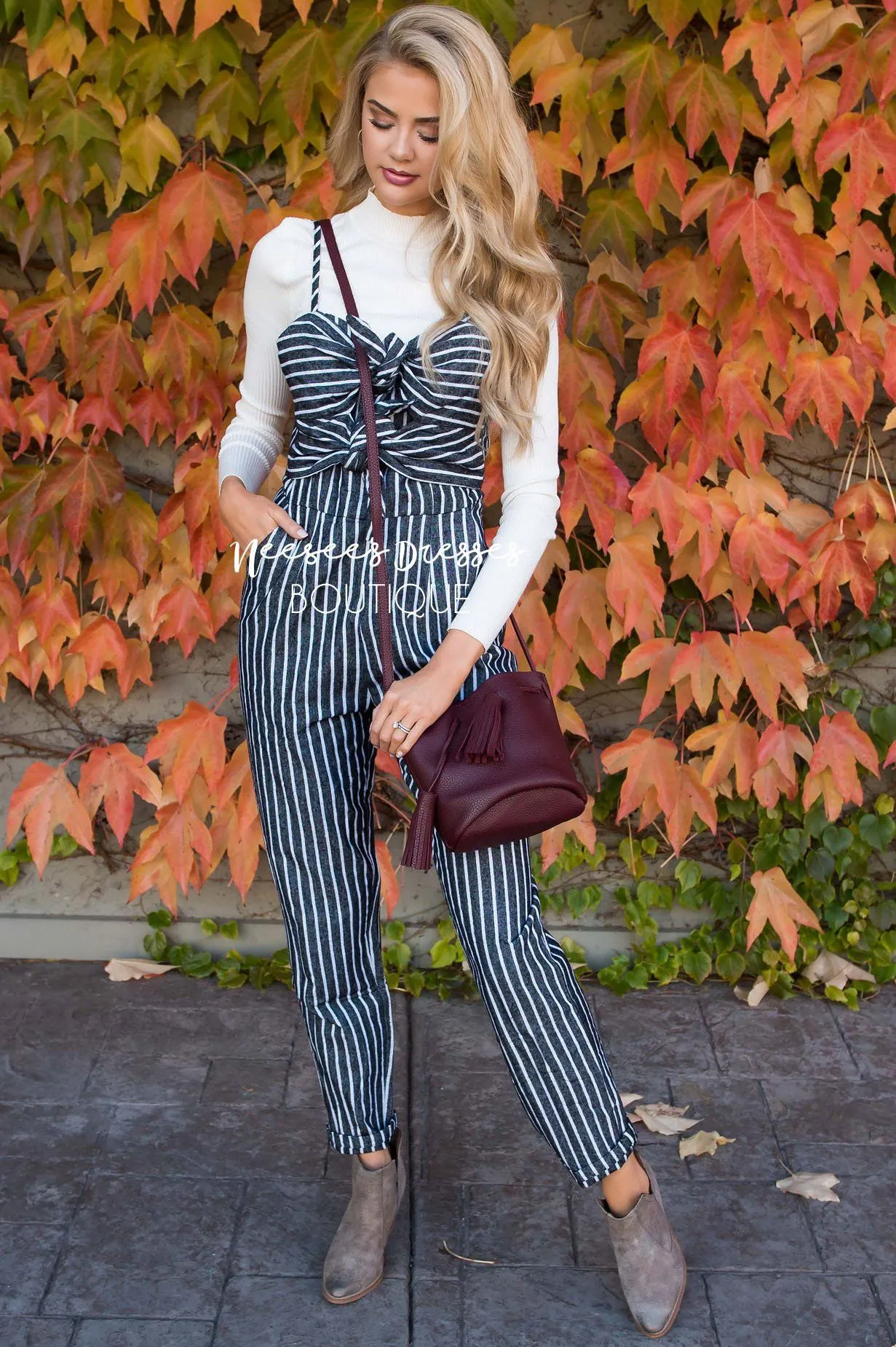 The Abilene Tie Detail Jumpsuit