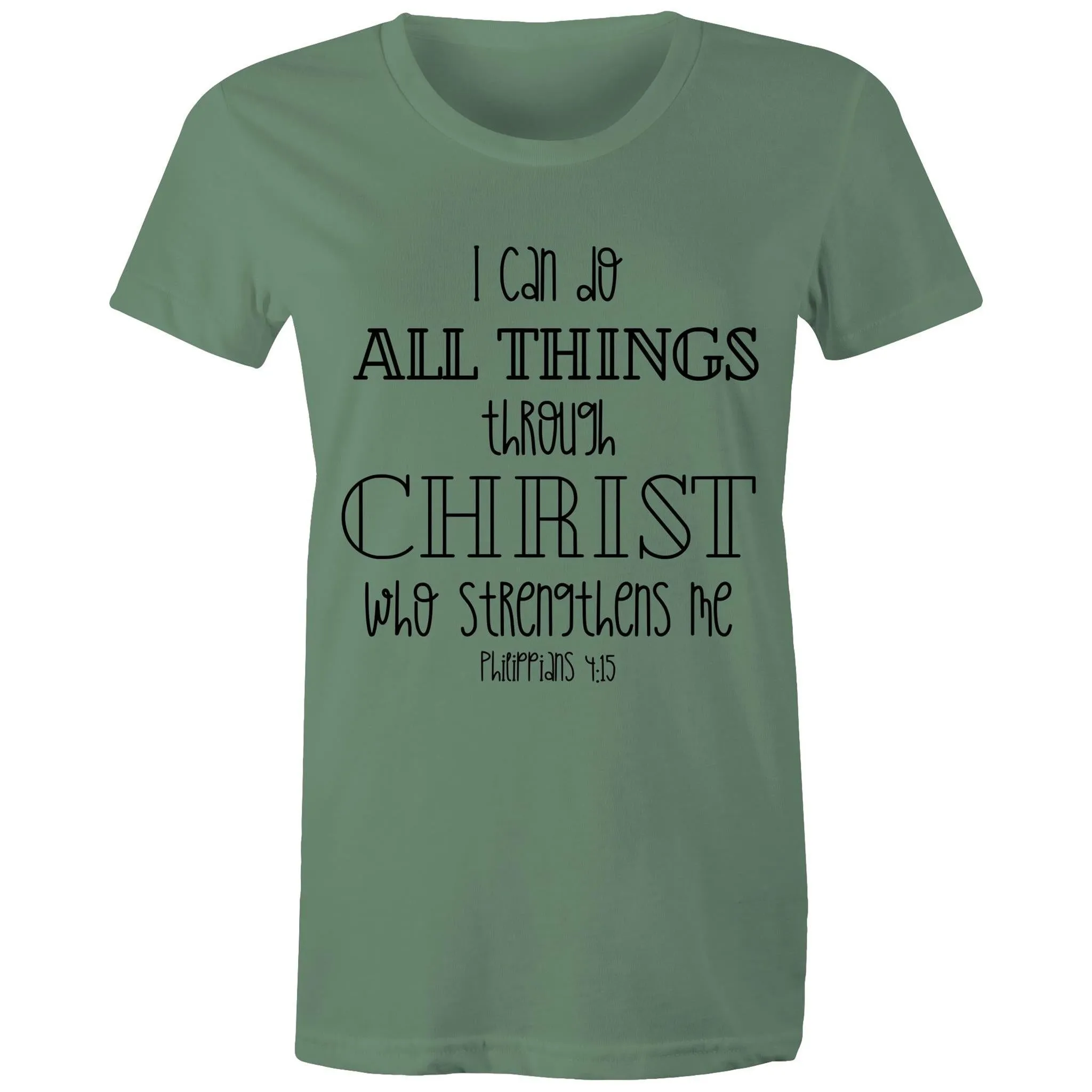 Through Christ Women's Tee