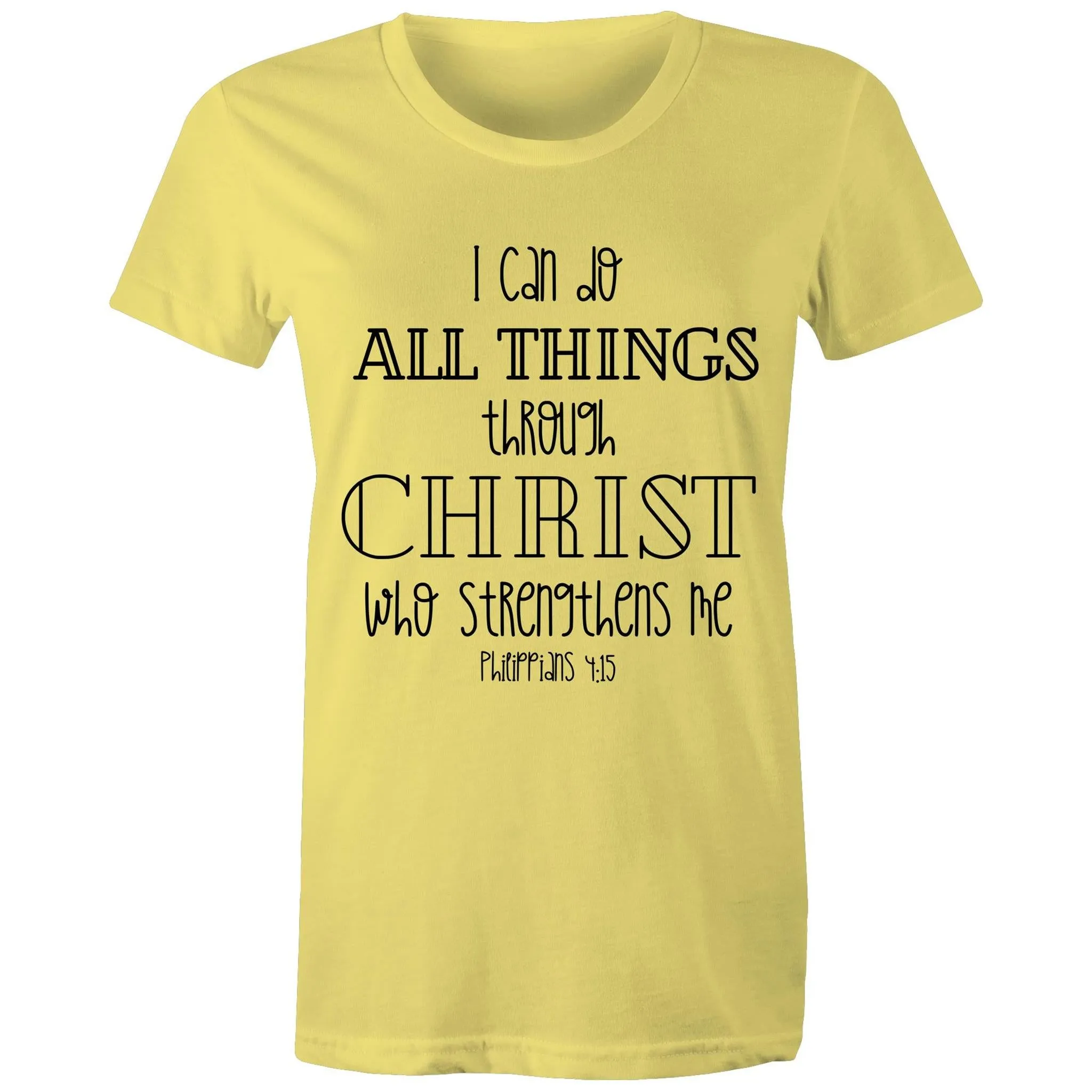 Through Christ Women's Tee