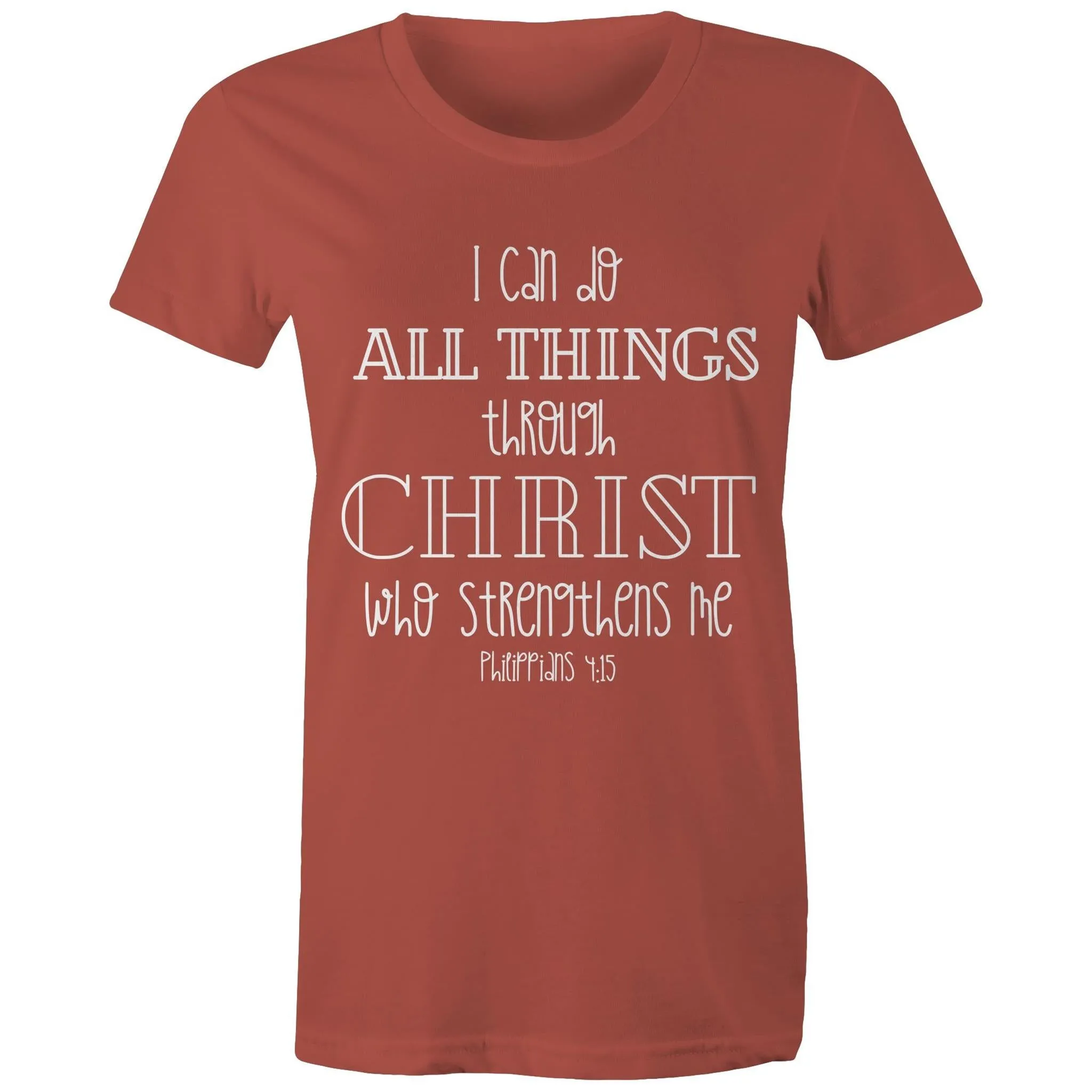 Through Christ Women's Tee