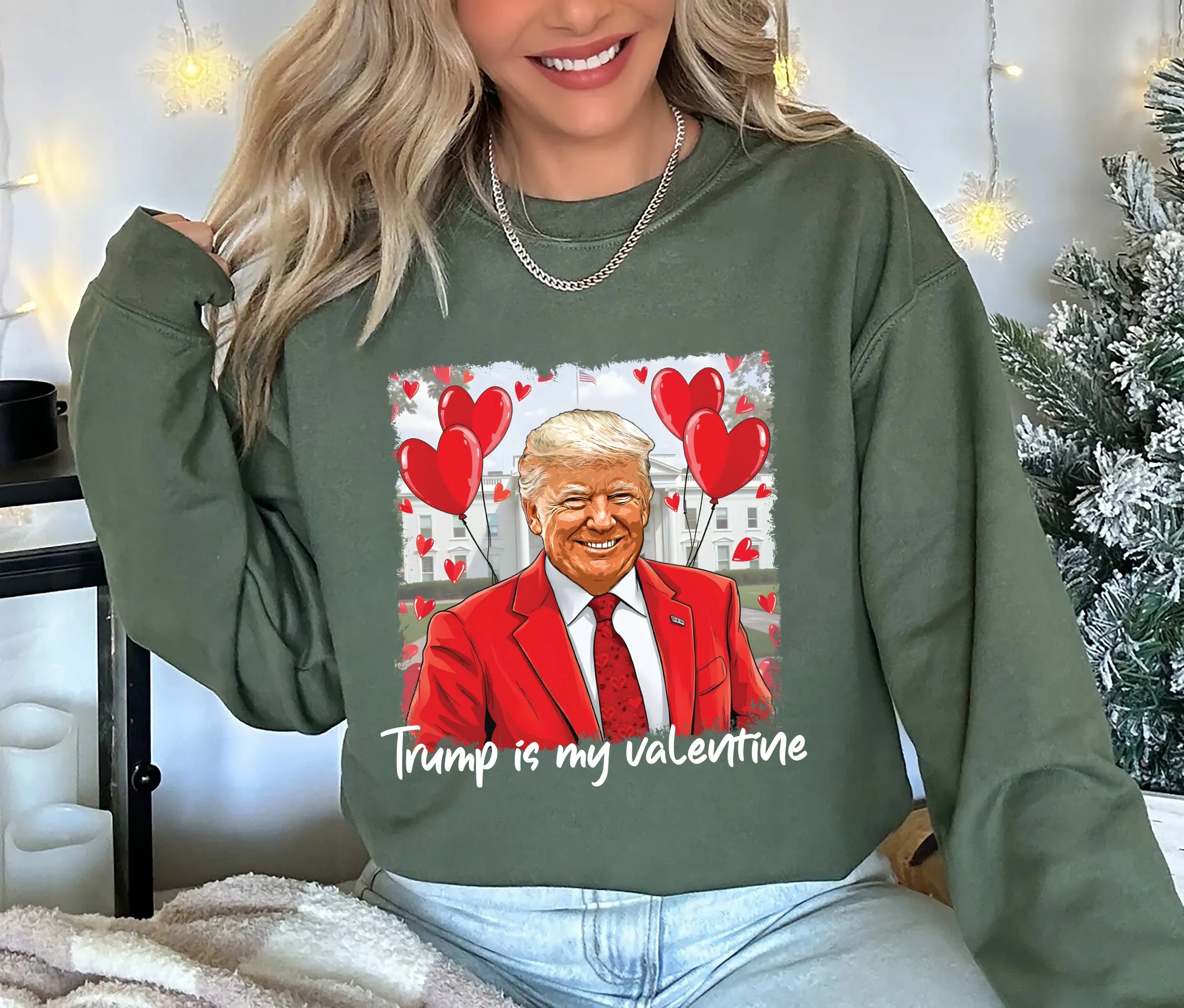 Trump Is My Valentine Sweatshirt, Retro Valentine Shirt, Funny Trump, Trump Valentine, Political Maga Valentine Shirt