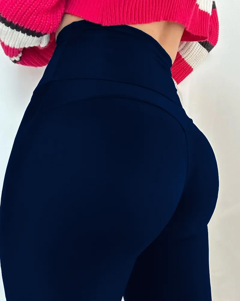 Tummy Control Zipper Butt Lift Leggings