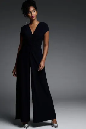 Twist Front Wide Leg Jumpsuit