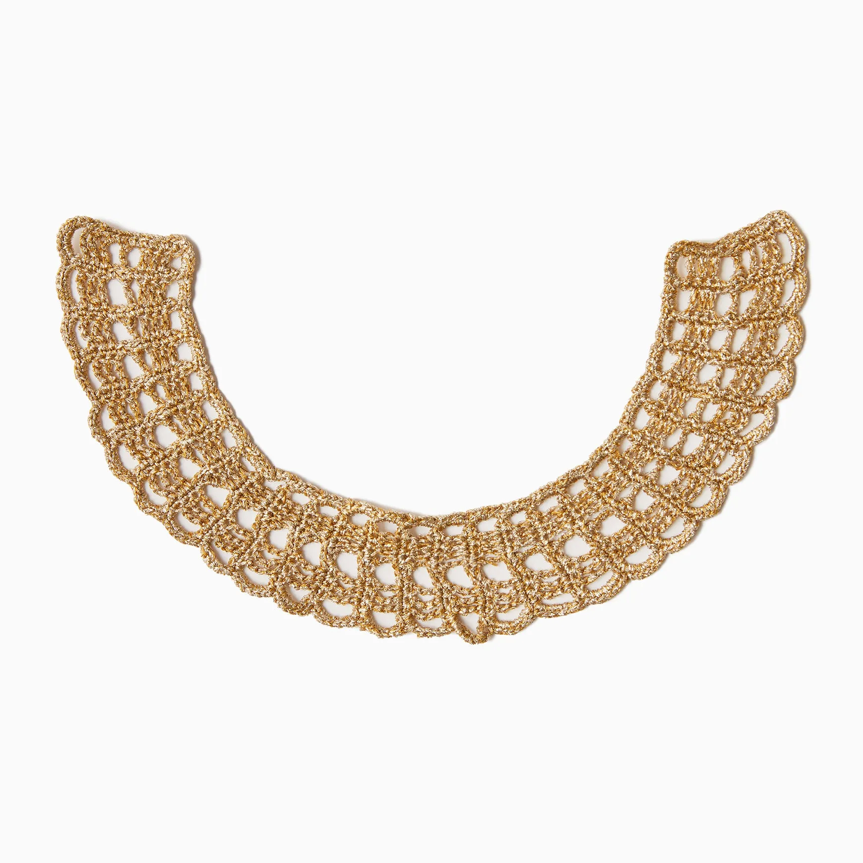 TYPE-1 ATLAS Flat Collar Part Hand Knit (Gold)