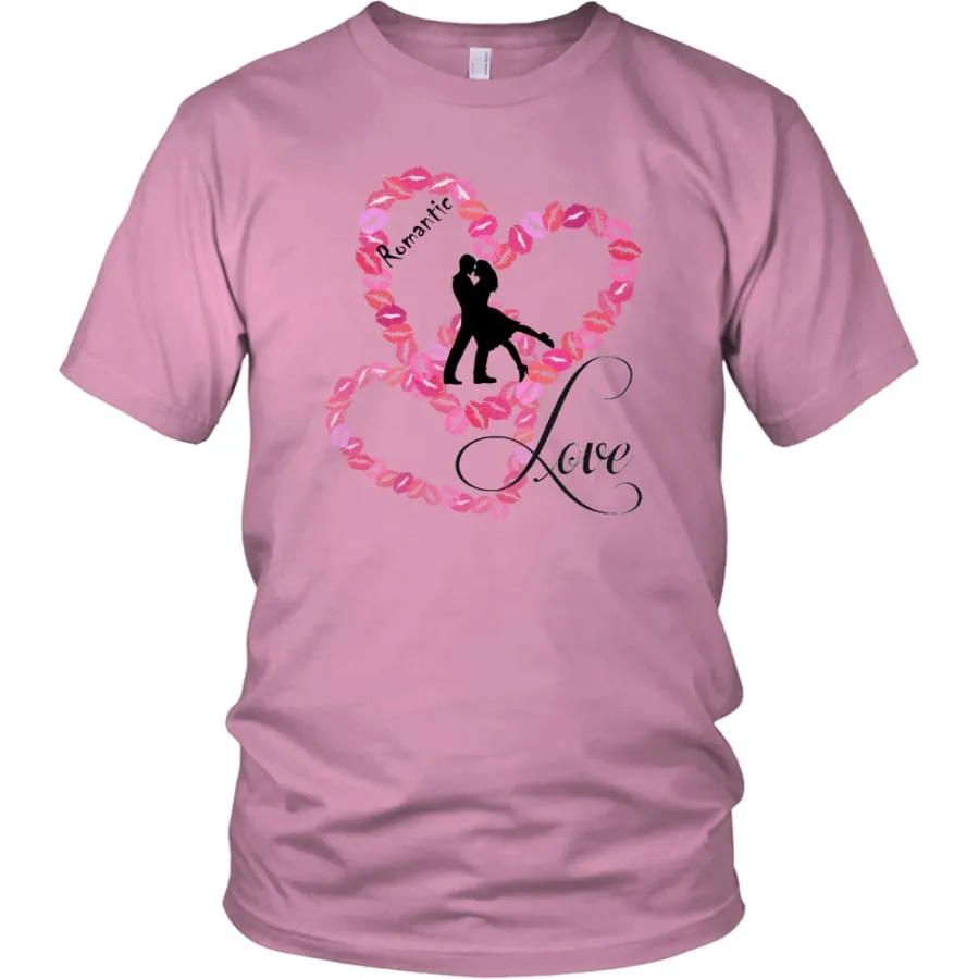 Valentines Shirt "Love" Mens Womens| Couple Valentines Day Shirts (11 colors)