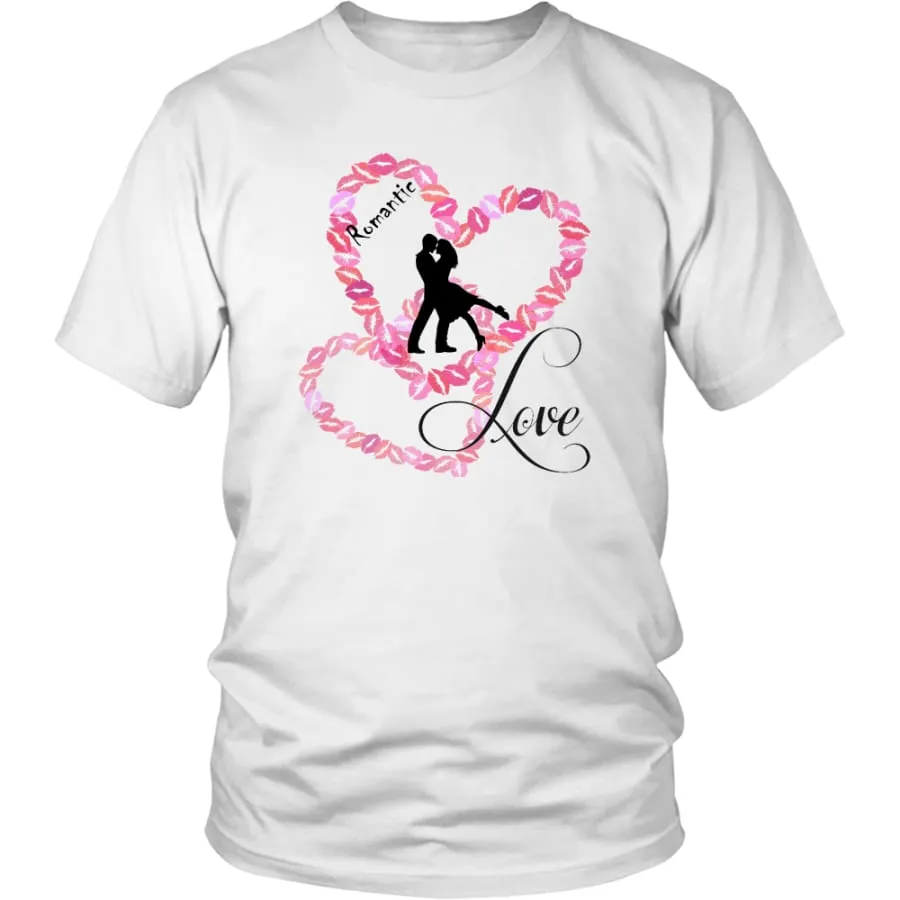 Valentines Shirt "Love" Mens Womens| Couple Valentines Day Shirts (11 colors)