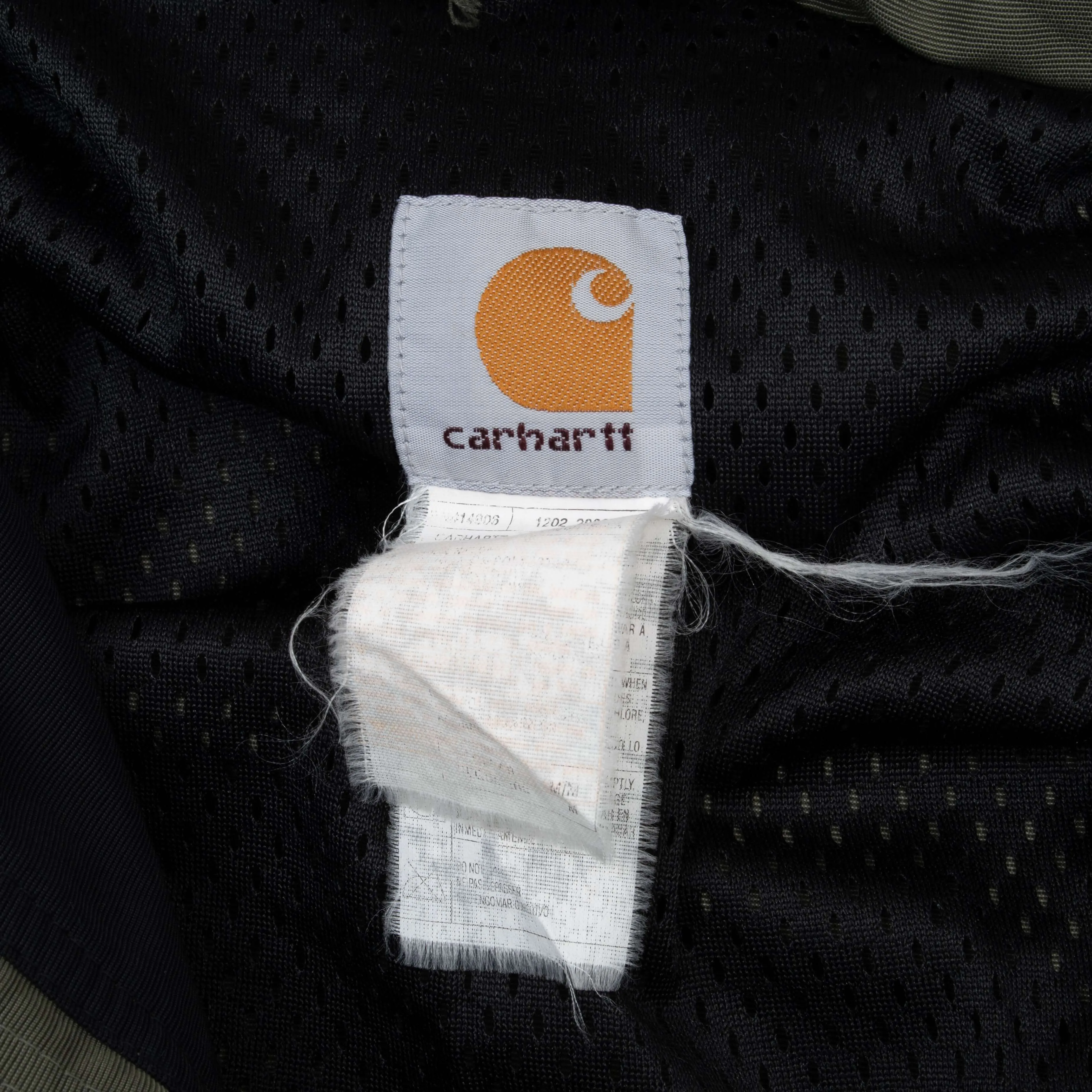 VINTAGE CARHARTT SAGE GREEN WINDBREAKER JACKET 2000S MEDIUM