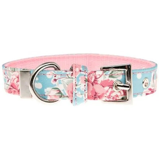 Vintage Rose Floral Fabric Collar