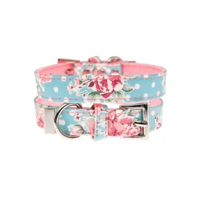 Vintage Rose Floral Fabric Collar