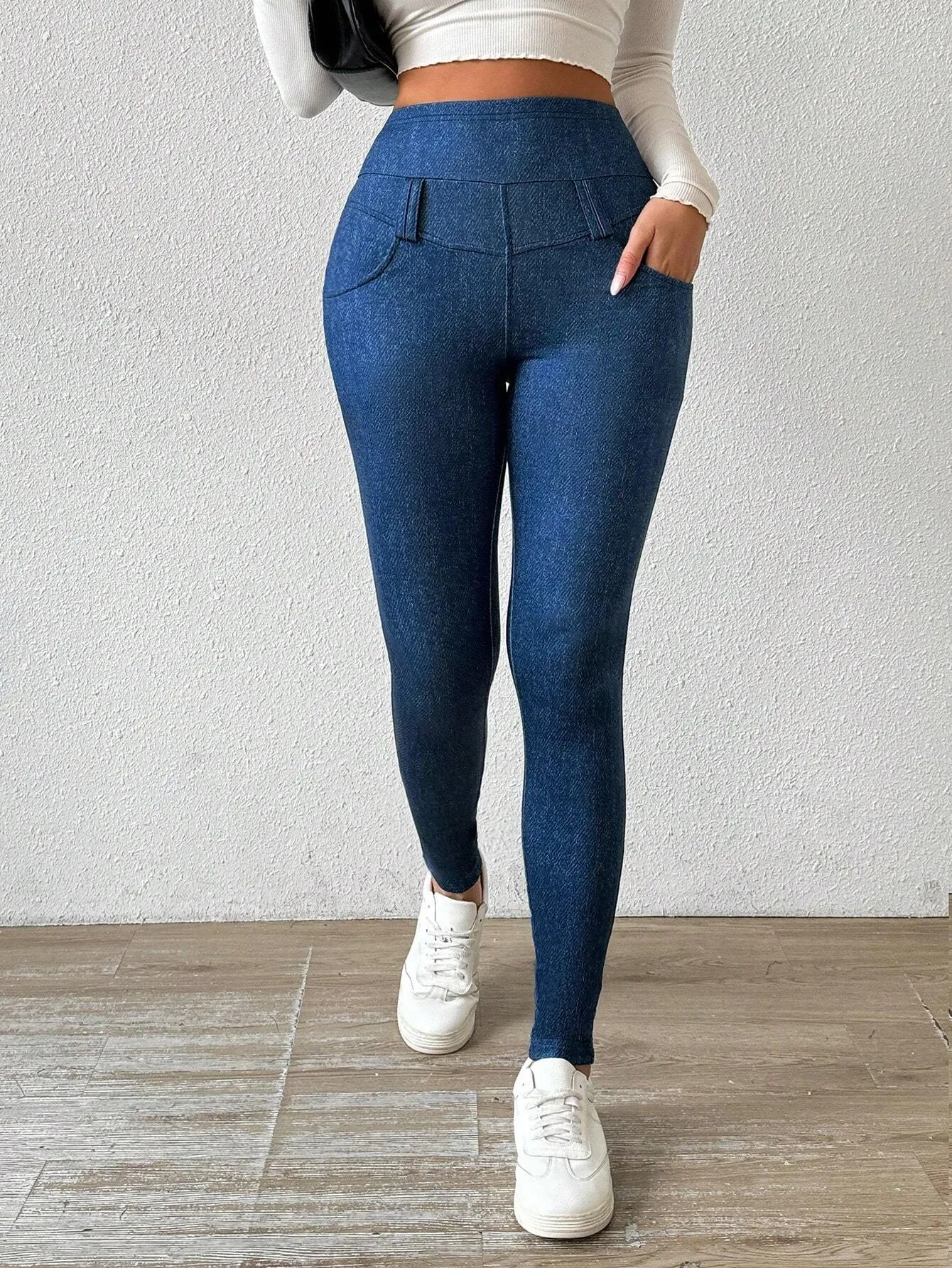 Women Fleece Lined Thermal Casual Leggings