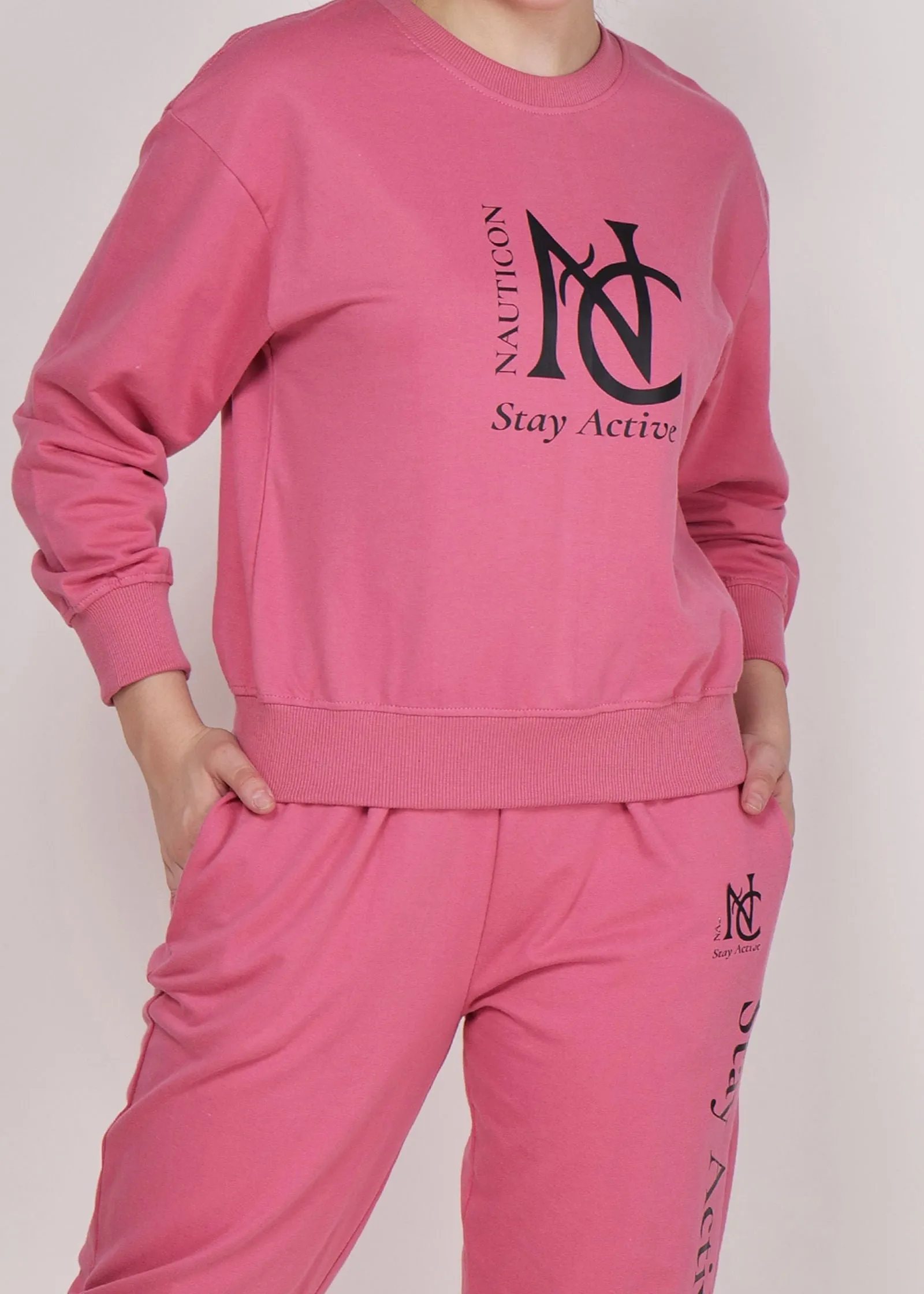 WOMEN WINTER WEAR CO-ORD SET MATTE PINK