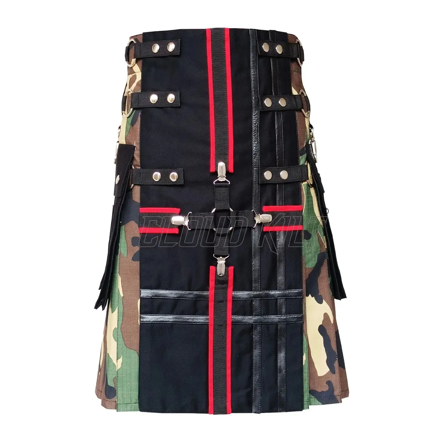 Woodland Camo Tactical Fashion Kilt