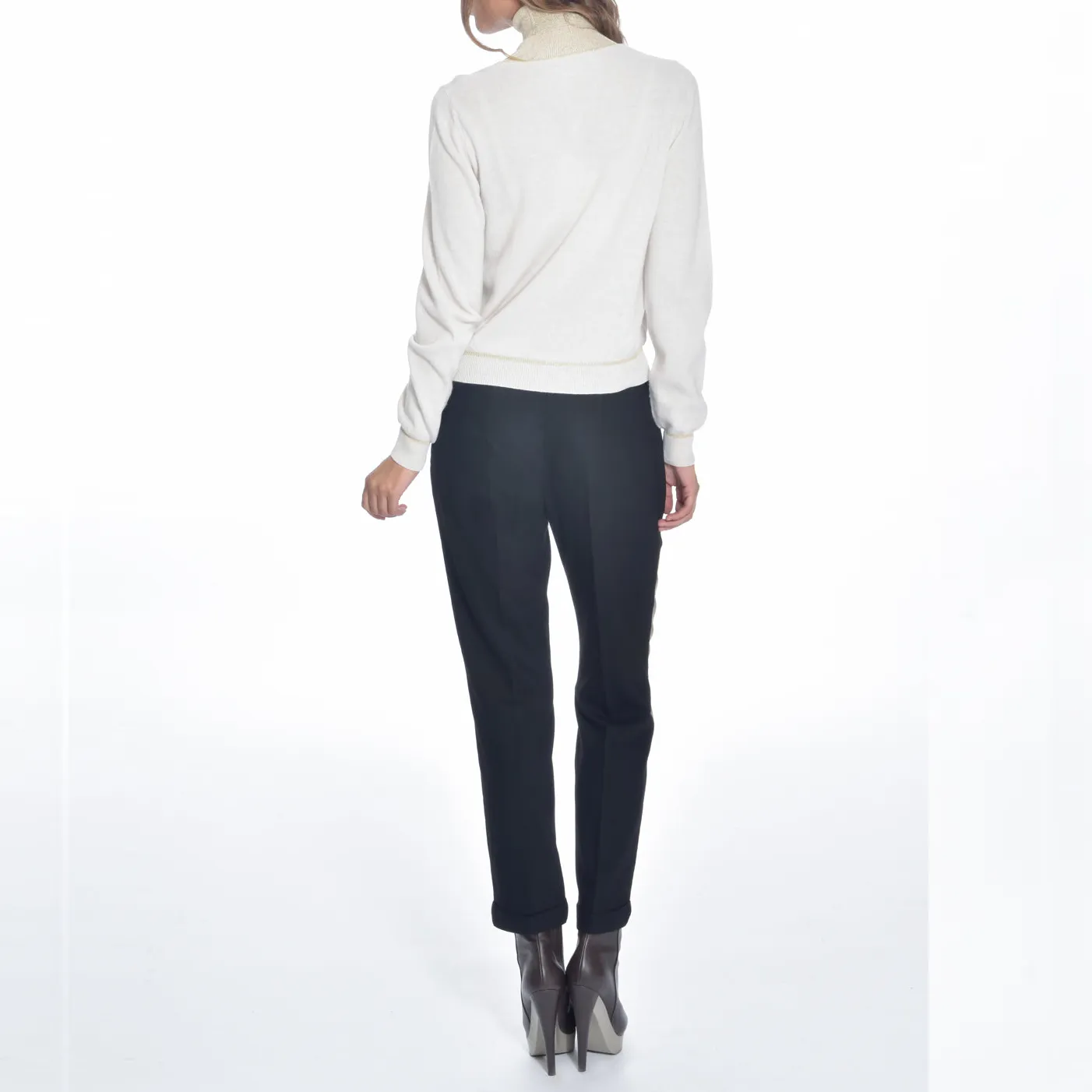 Wool Cashmere Blend Sweater