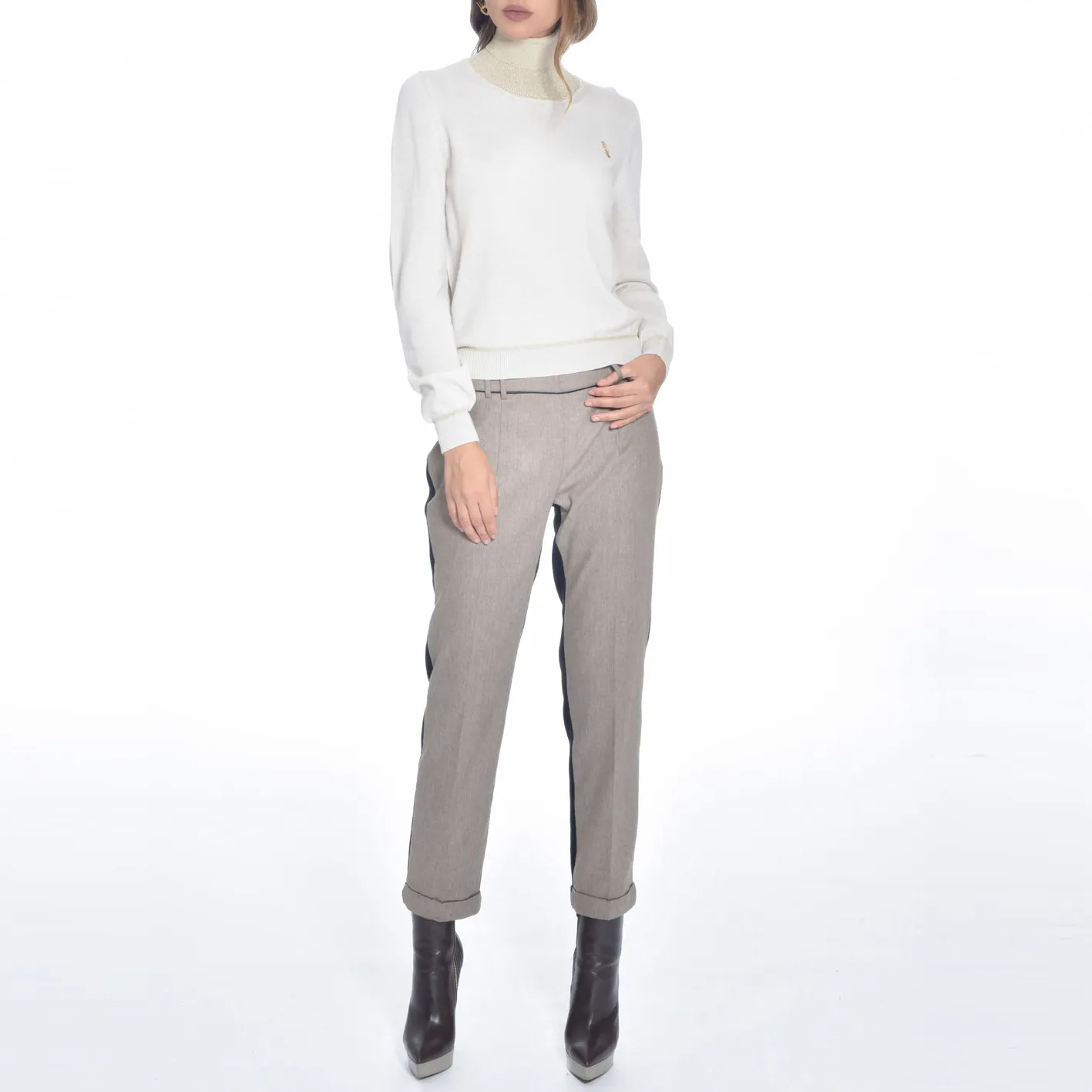 Wool Cashmere Blend Sweater