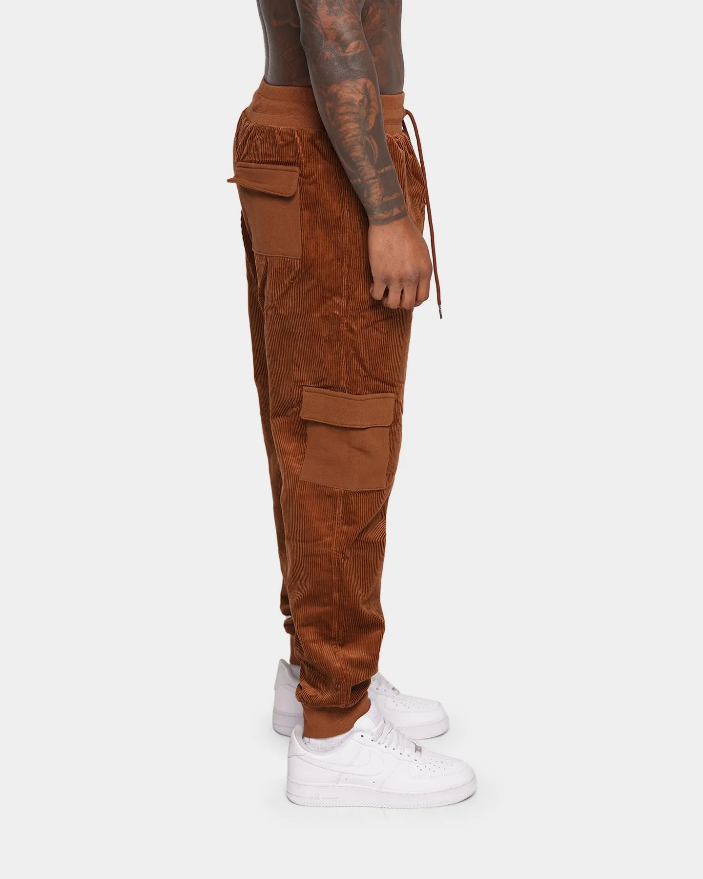 XXIII Matias Cord Track Pants Brown