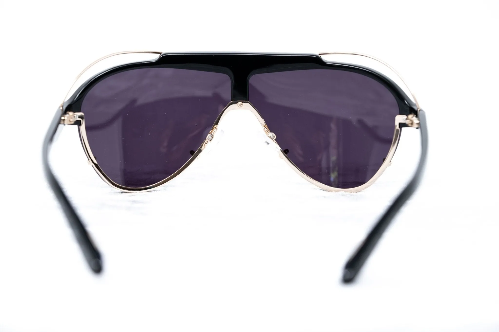 Yohji Yamamoto Sunglasses Black and Purple YY11ASTRONAUTC1SUN