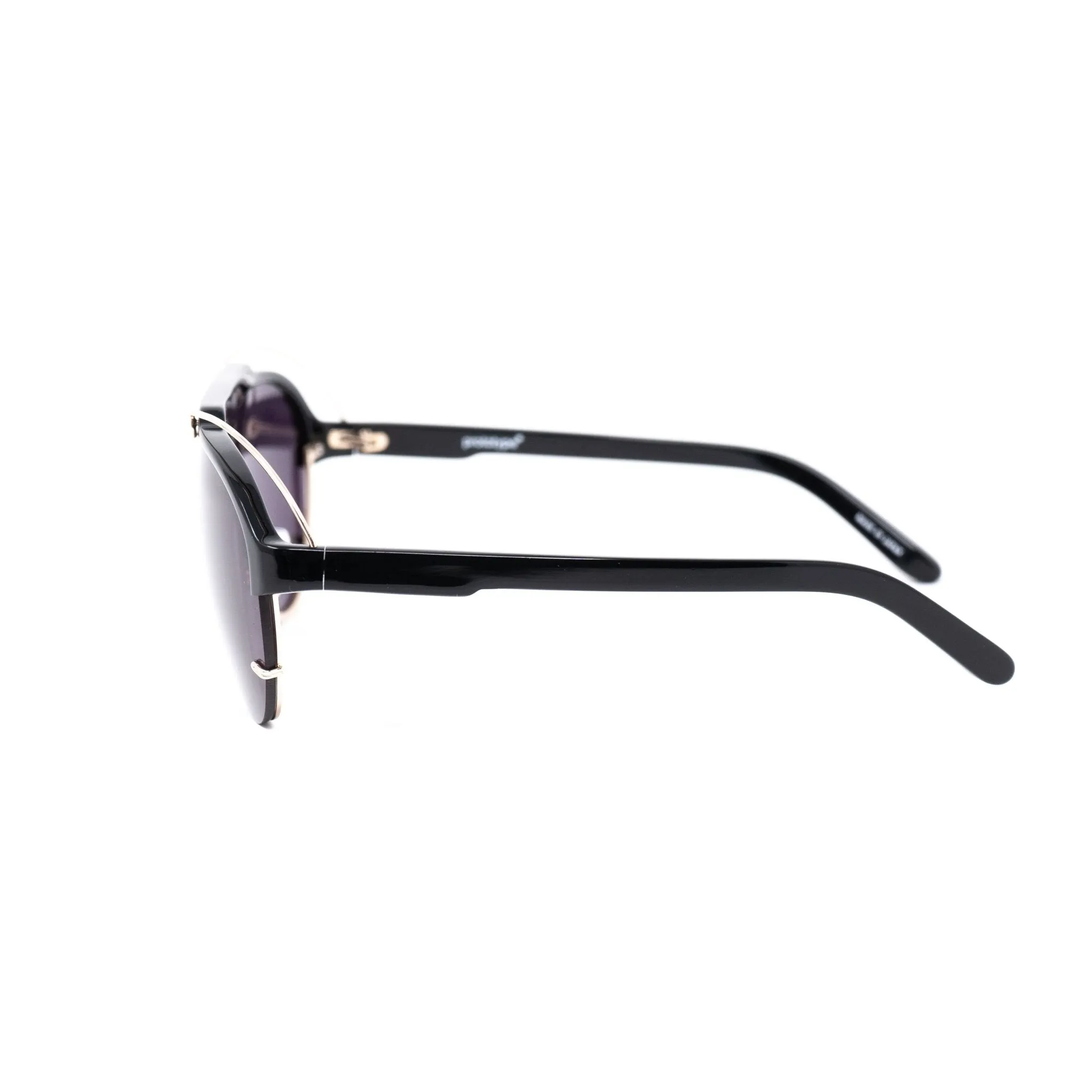 Yohji Yamamoto Sunglasses Black and Purple YY11ASTRONAUTC1SUN