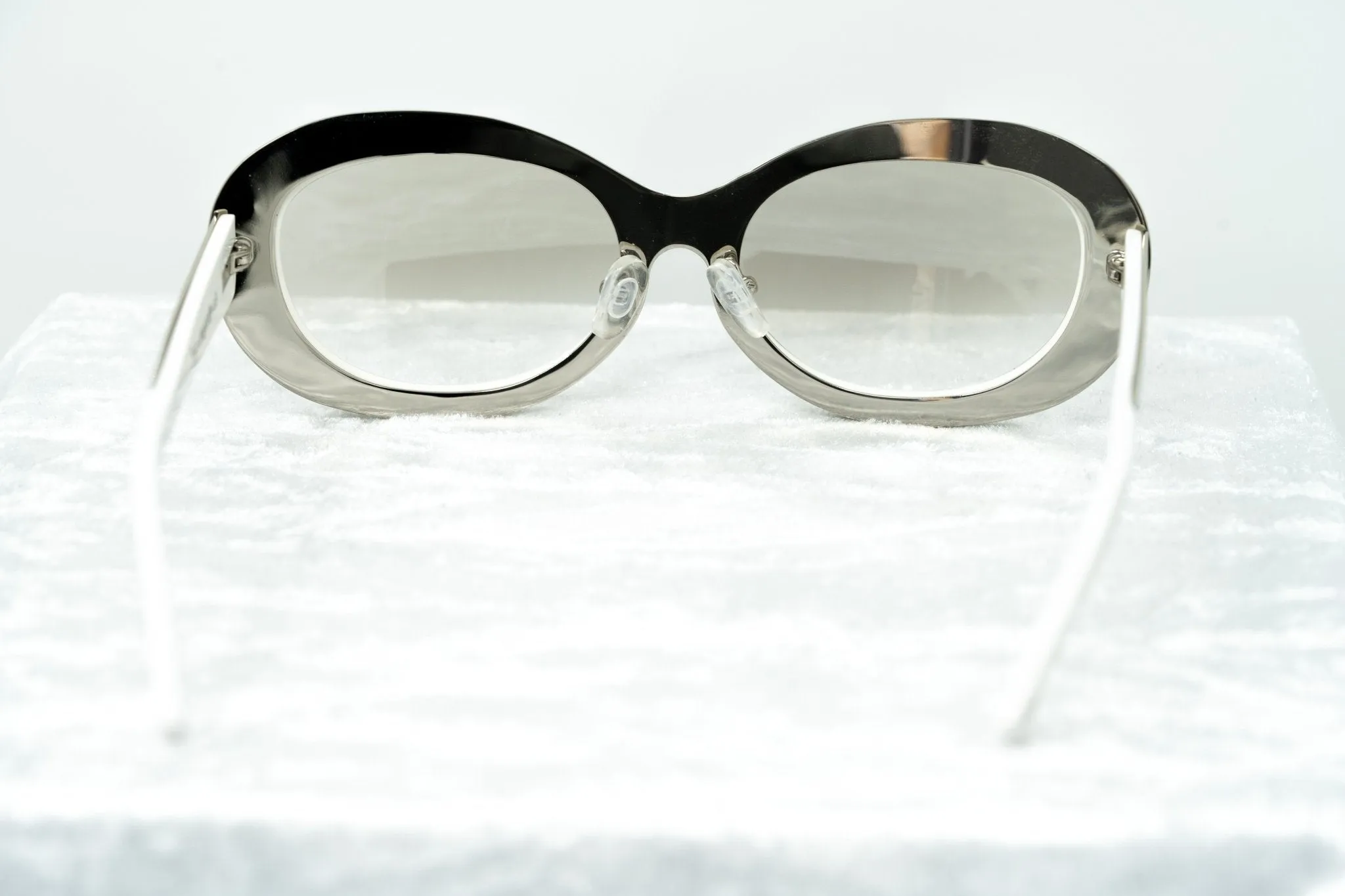 Yohji Yamamoto Sunglasses Cat Eye White and Clear