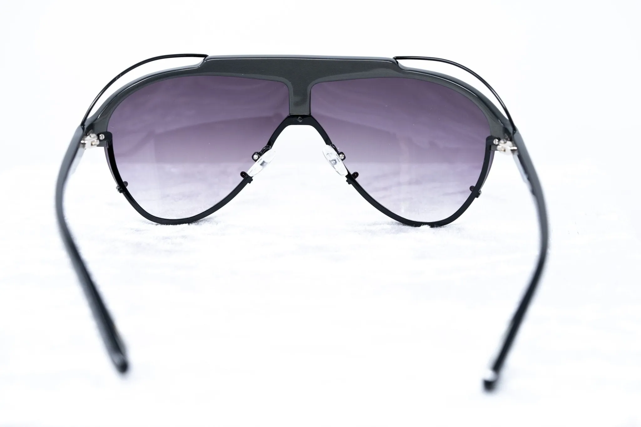 Yohji Yamamoto Sunglasses Grey and Purple YY11ASTRONAUTC3SUN