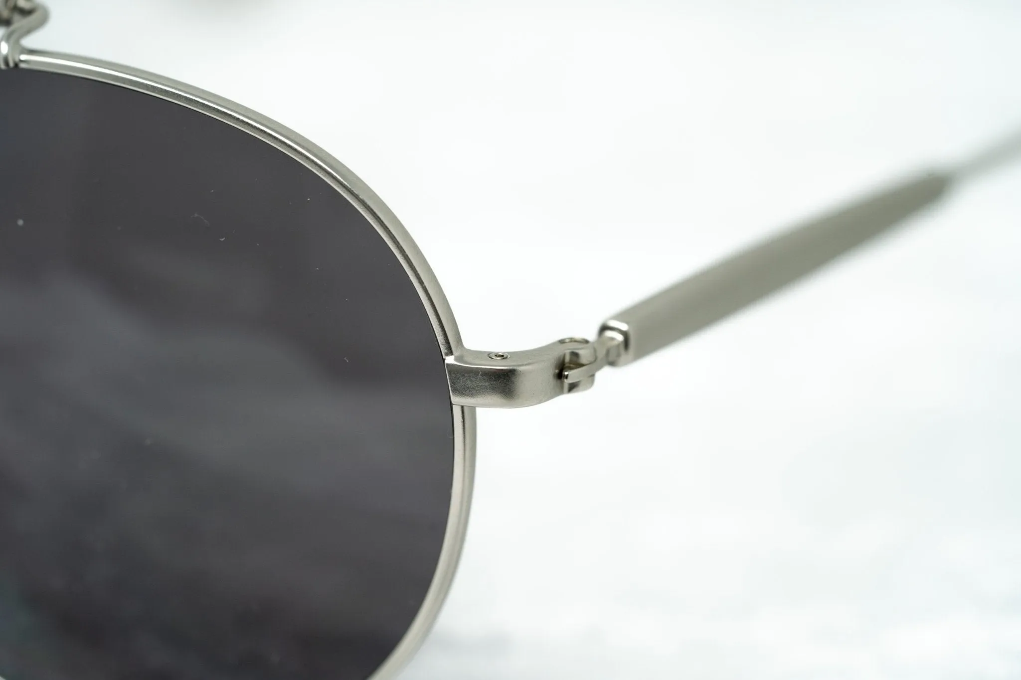 Yohji Yamamoto Sunglasses Round Silver and Grey YY12RIDERC1SUN