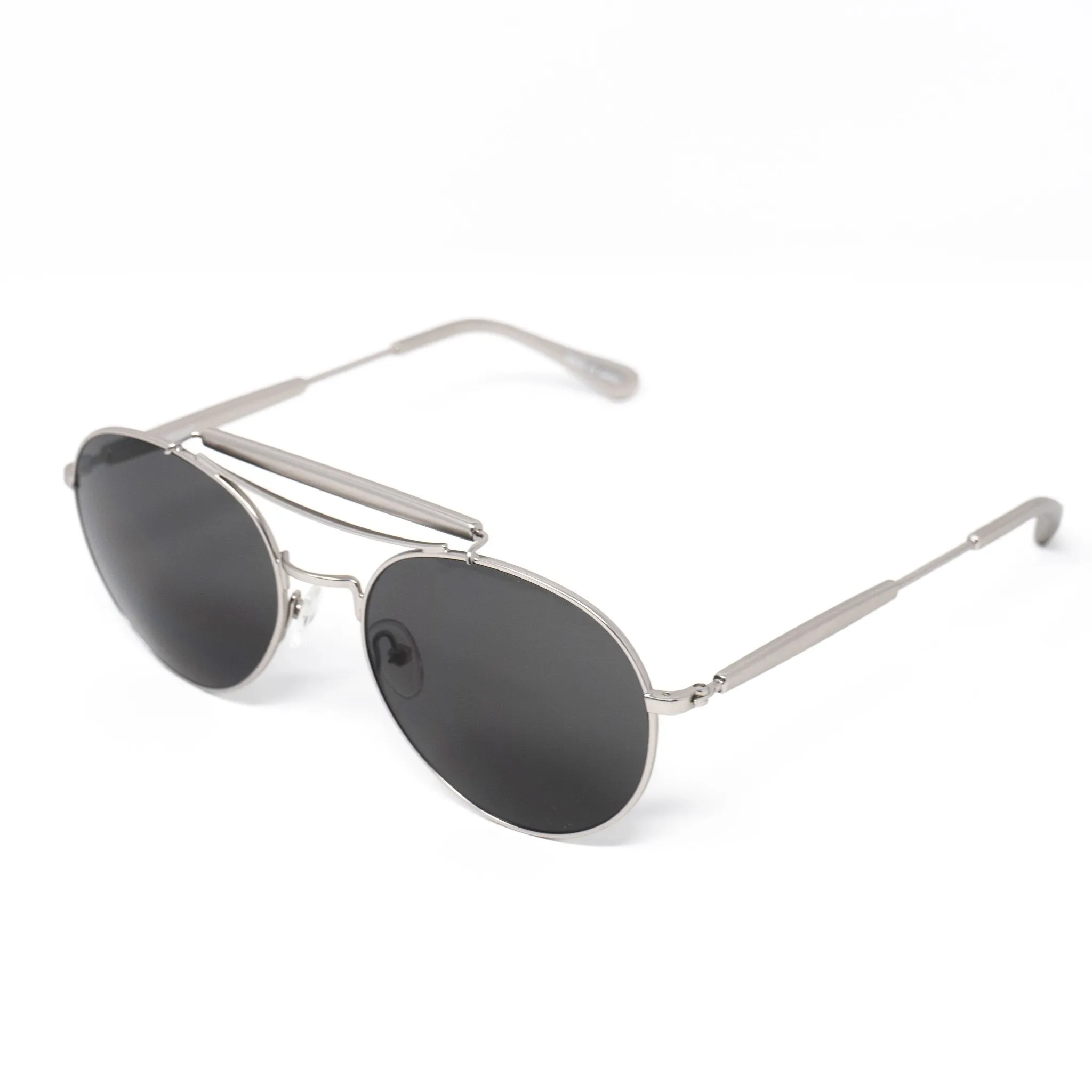 Yohji Yamamoto Sunglasses Round Silver and Grey YY12RIDERC1SUN