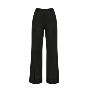 ZIP LEG PANTS - BLACK